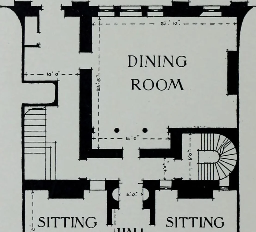 An illustration from Survey of London, 1900, leaf 77