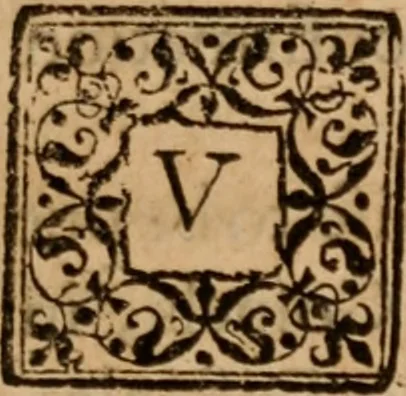 An illustration from The svmme and svbstance of the conference which it pleased His Excellent Majestie : to have with the Lords Bishops and others of his clergie (at which the most of the Lords of the Councell were present) in his Majesties Privie-chamber at Hampton Court, Ianu. 14, 1603, 1638, leaf 106