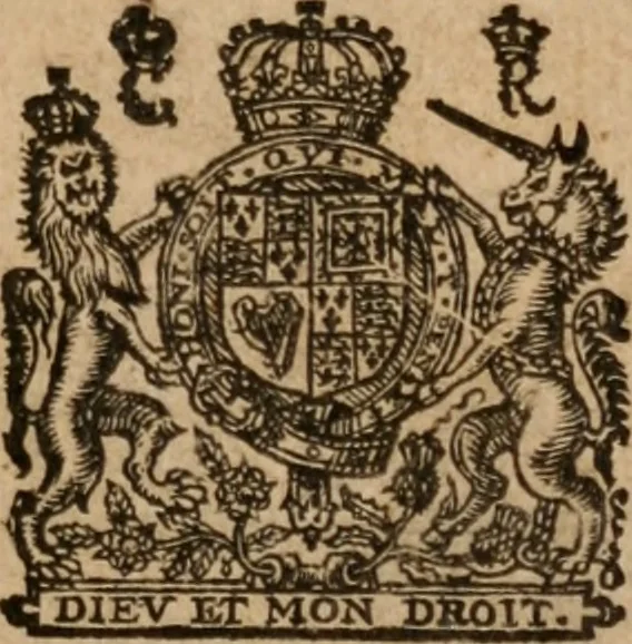 An illustration from The svmme and svbstance of the conference which it pleased His Excellent Majestie : to have with the Lords Bishops and others of his clergie (at which the most of the Lords of the Councell were present) in his Majesties Privie-chamber at Hampton Court, Ianu. 14, 1603, 1638, leaf 12