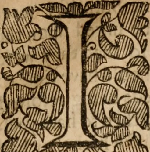 An illustration from The svmme and svbstance of the conference which it pleased His Excellent Majestie : to have with the Lords Bishops and others of his clergie (at which the most of the Lords of the Councell were present) in his Majesties Privie-chamber at Hampton Court, Ianu. 14, 1603, 1638, leaf 128