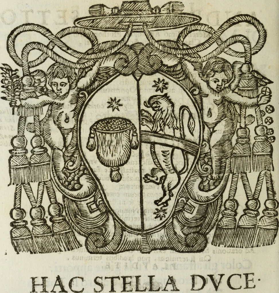 An illustration from Svpplemento al Compendio historico del Signor D. Marc' Antonio Guarini Ferrarese, 1670, leaf 293