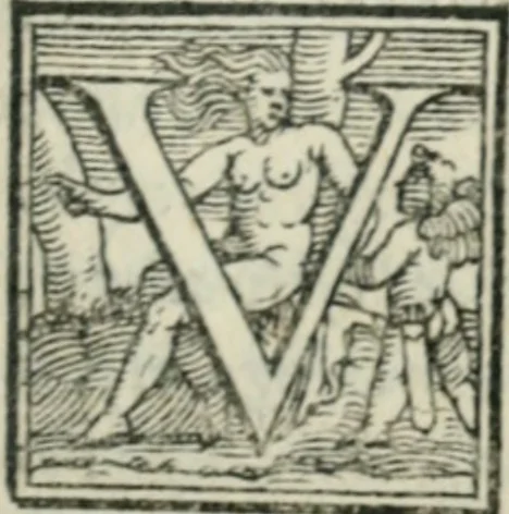 An illustration from Svpplimento delle piacevoli, ingeniose, et argutissime lettre. Indrizzate a diuersi, sotto varij, & bellissimi discorsi, nello antico volgare idioma composte, & dichiarite con moralissimi vocaboli, 1556, leaf 122