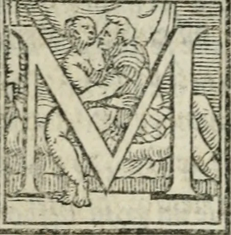 An illustration from Svpplimento delle piacevoli, ingeniose, et argutissime lettre. Indrizzate a diuersi, sotto varij, & bellissimi discorsi, nello antico volgare idioma composte, & dichiarite con moralissimi vocaboli, 1556, leaf 137