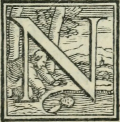 An illustration from Svpplimento delle piacevoli, ingeniose, et argutissime lettre. Indrizzate a diuersi, sotto varij, & bellissimi discorsi, nello antico volgare idioma composte, & dichiarite con moralissimi vocaboli, 1556, leaf 40