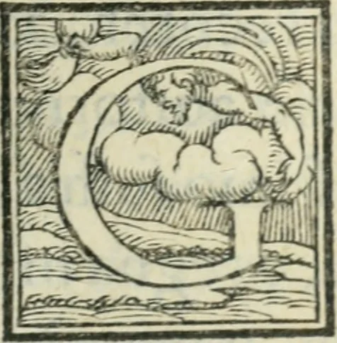An illustration from Svpplimento delle piacevoli, ingeniose, et argutissime lettre. Indrizzate a diuersi, sotto varij, & bellissimi discorsi, nello antico volgare idioma composte, & dichiarite con moralissimi vocaboli, 1556, leaf 6