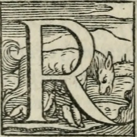 An illustration from Svpplimento delle piacevoli, ingeniose, et argutissime lettre. Indrizzate a diuersi, sotto varij, & bellissimi discorsi, nello antico volgare idioma composte, & dichiarite con moralissimi vocaboli, 1556, leaf 83
