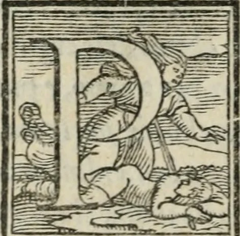 An illustration from Svpplimento delle piacevoli, ingeniose, et argutissime lettre. Indrizzate a diuersi, sotto varij, & bellissimi discorsi, nello antico volgare idioma composte, & dichiarite con moralissimi vocaboli, 1556, leaf 99