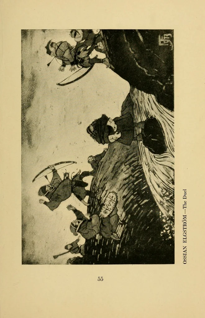 An illustration from Swedish art exhibition, 1916, leaf 57