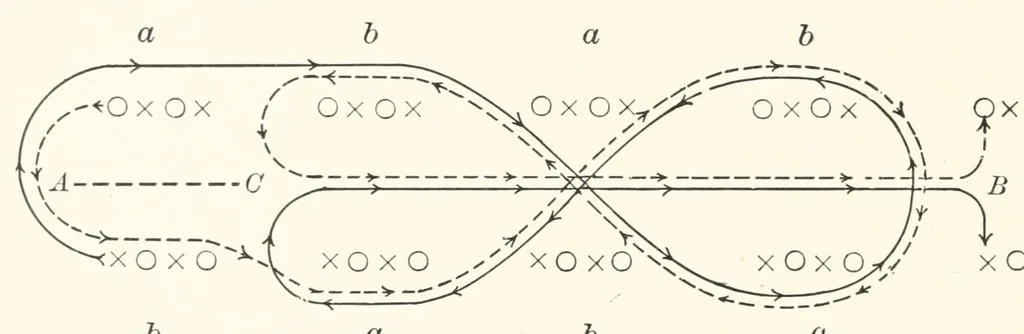An illustration from Swedish song games; a collection of games and songs for school, home, and playground use, 1913, leaf 100