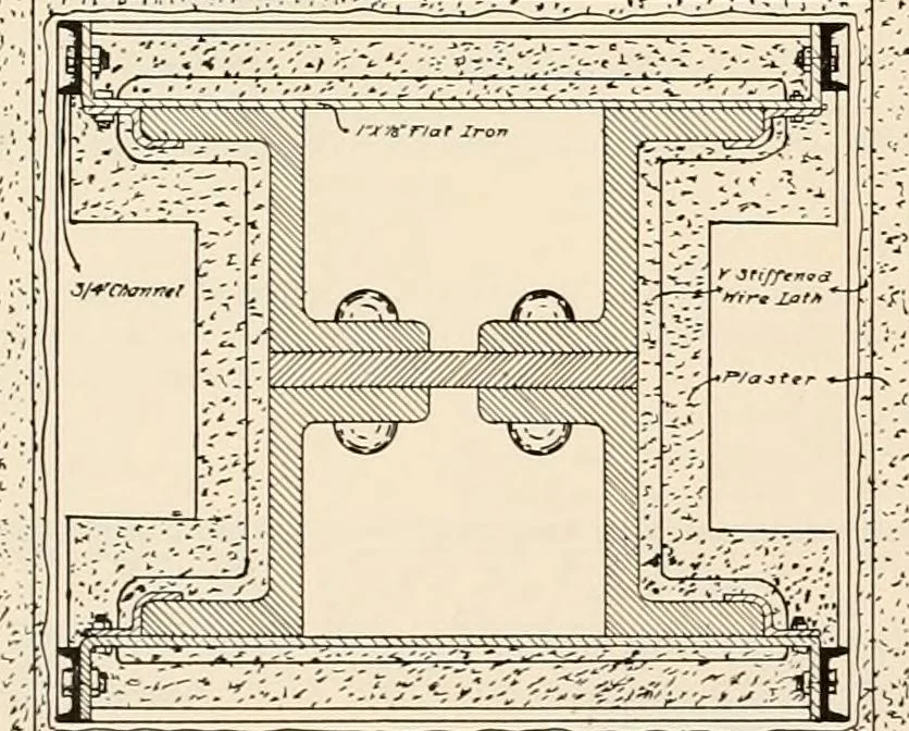 An illustration from Sweet’s indexed catalogue of building construction for the year 1906, 1906, leaf 173