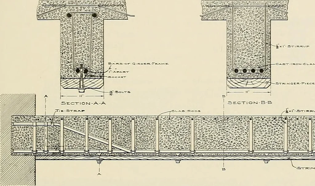 An illustration from Sweet’s indexed catalogue of building construction for the year 1906, 1906, leaf 198
