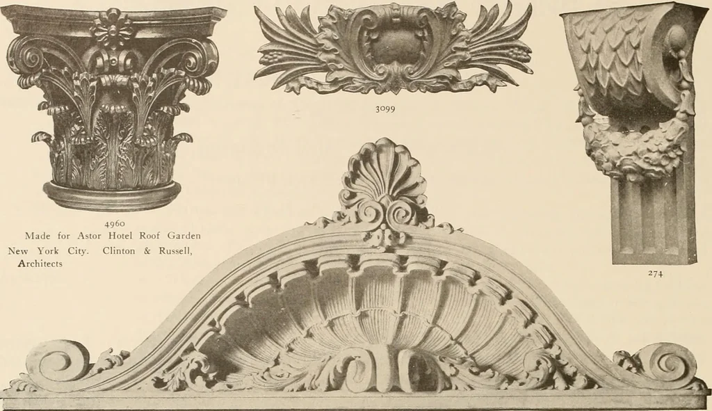 An illustration from Sweet’s indexed catalogue of building construction for the year 1906, 1906, leaf 263