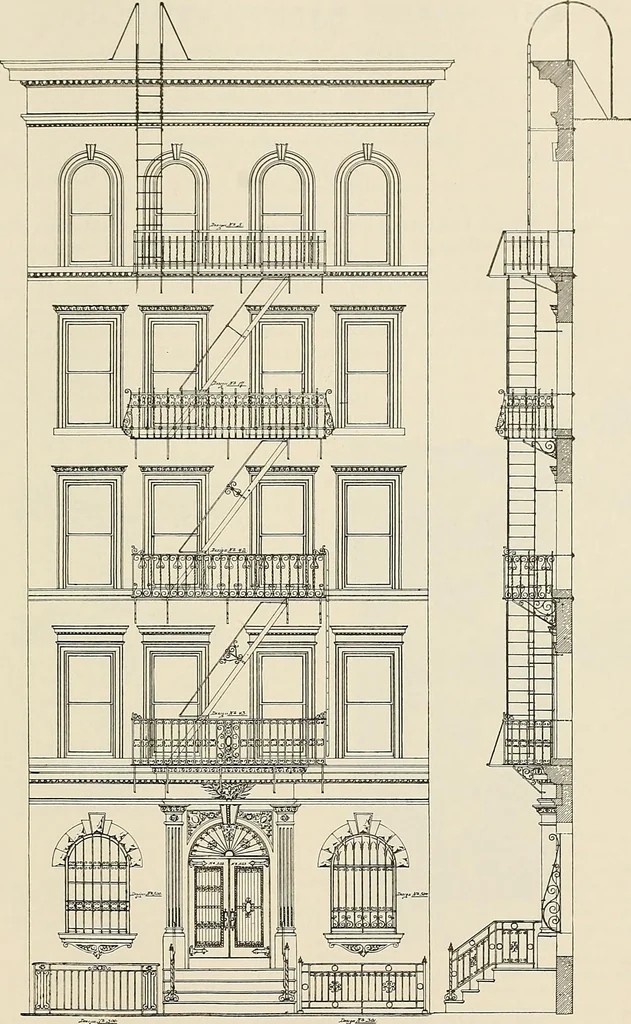 An illustration from Sweet’s indexed catalogue of building construction for the year 1906, 1906, leaf 354