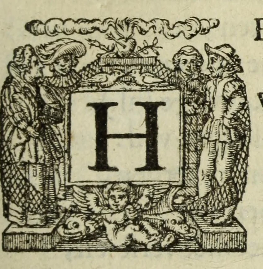 An illustration from 's Werelts begin, midden, eynde, besloten in den trou-ringh : met den proefsteen van den selven, 1637, leaf 669