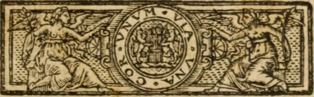 An illustration from Symboleographie .., 1641, leaf 1322