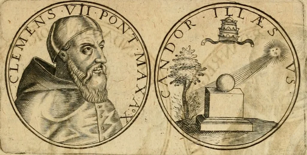 An illustration from Sylloge numismatum elegantiorum, quae diuersi impp., reges, principes, comites, respublicae diuersas ob causas ab anno 1500 ad annum usq[ue] 1600 cudi fecerunt, concinnata & historica narratione (sed breui) illustrata, 1620, leaf 108