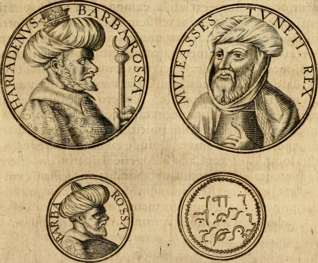 An illustration from Sylloge numismatum elegantiorum, quae diuersi impp., reges, principes, comites, respublicae diuersas ob causas ab anno 1500 ad annum usq[ue] 1600 cudi fecerunt, concinnata & historica narratione (sed breui) illustrata, 1620, leaf 114