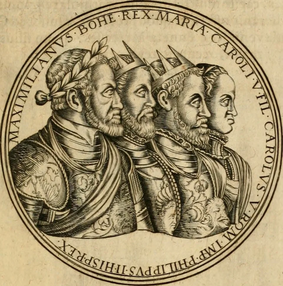 An illustration from Sylloge numismatum elegantiorum, quae diuersi impp., reges, principes, comites, respublicae diuersas ob causas ab anno 1500 ad annum usq[ue] 1600 cudi fecerunt, concinnata & historica narratione (sed breui) illustrata, 1620, leaf 160
