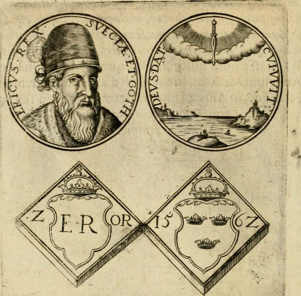 An illustration from Sylloge numismatum elegantiorum, quae diuersi impp., reges, principes, comites, respublicae diuersas ob causas ab anno 1500 ad annum usq[ue] 1600 cudi fecerunt, concinnata & historica narratione (sed breui) illustrata, 1620, leaf 229