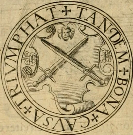An illustration from Sylloge numismatum elegantiorum, quae diuersi impp., reges, principes, comites, respublicae diuersas ob causas ab anno 1500 ad annum usq[ue] 1600 cudi fecerunt, concinnata & historica narratione (sed breui) illustrata, 1620, leaf 255