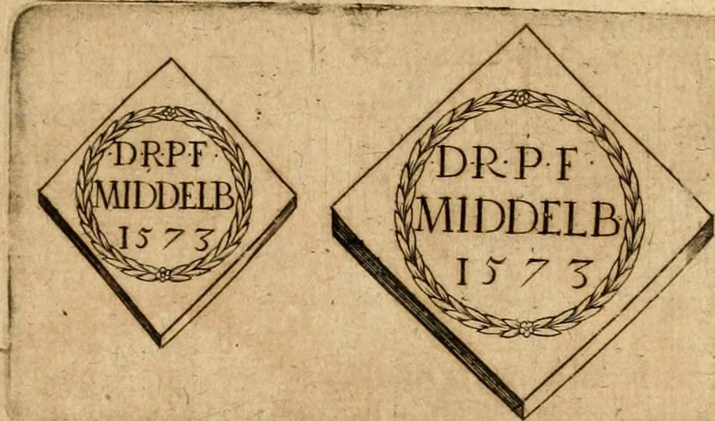 An illustration from Sylloge numismatum elegantiorum, quae diuersi impp., reges, principes, comites, respublicae diuersas ob causas ab anno 1500 ad annum usq[ue] 1600 cudi fecerunt, concinnata & historica narratione (sed breui) illustrata, 1620, leaf 278