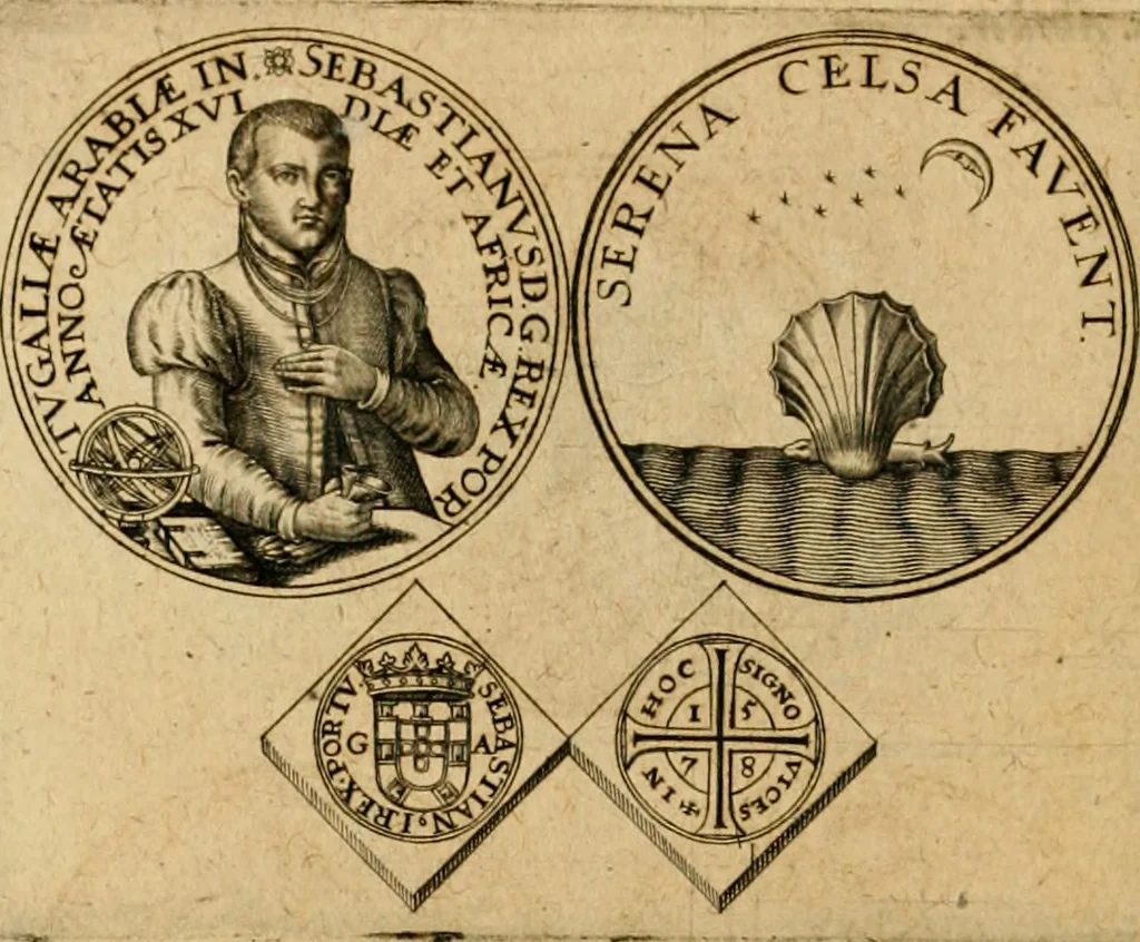 An illustration from Sylloge numismatum elegantiorum, quae diuersi impp., reges, principes, comites, respublicae diuersas ob causas ab anno 1500 ad annum usq[ue] 1600 cudi fecerunt, concinnata & historica narratione (sed breui) illustrata, 1620, leaf 299