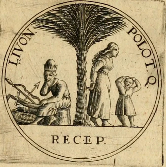 An illustration from Sylloge numismatum elegantiorum, quae diuersi impp., reges, principes, comites, respublicae diuersas ob causas ab anno 1500 ad annum usq[ue] 1600 cudi fecerunt, concinnata & historica narratione (sed breui) illustrata, 1620, leaf 302