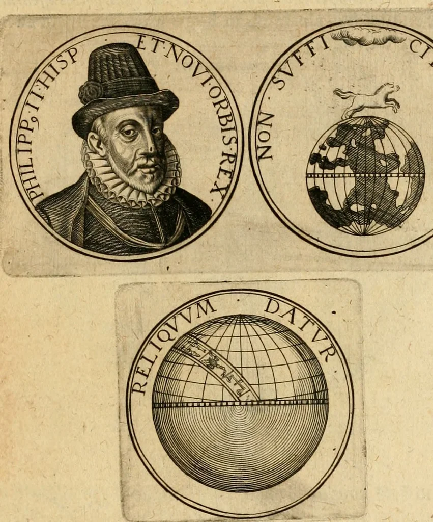 An illustration from Sylloge numismatum elegantiorum, quae diuersi impp., reges, principes, comites, respublicae diuersas ob causas ab anno 1500 ad annum usq[ue] 1600 cudi fecerunt, concinnata & historica narratione (sed breui) illustrata, 1620, leaf 308