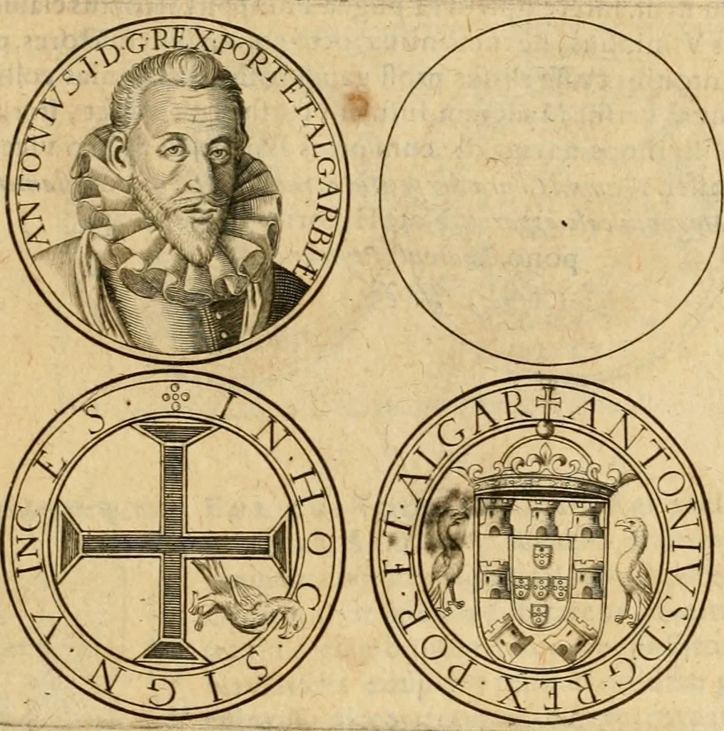An illustration from Sylloge numismatum elegantiorum, quae diuersi impp., reges, principes, comites, respublicae diuersas ob causas ab anno 1500 ad annum usq[ue] 1600 cudi fecerunt, concinnata & historica narratione (sed breui) illustrata, 1620, leaf 316
