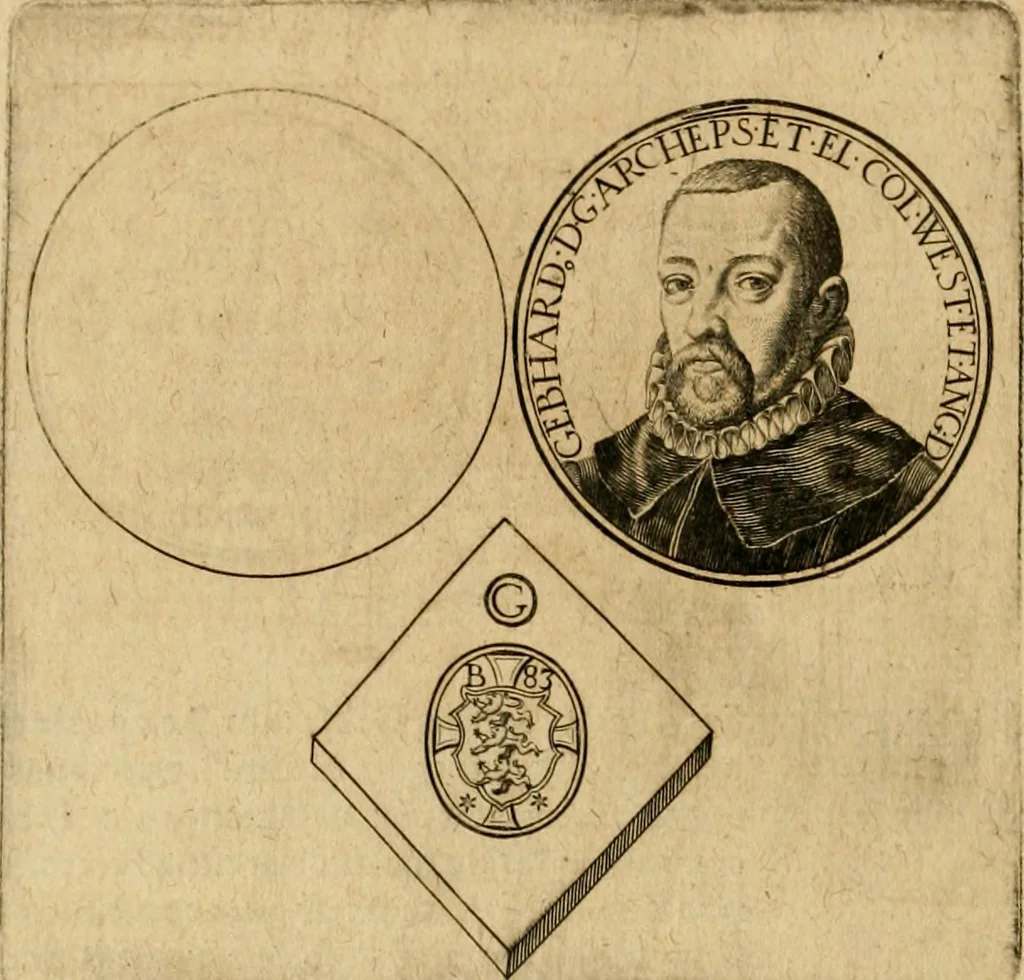 An illustration from Sylloge numismatum elegantiorum, quae diuersi impp., reges, principes, comites, respublicae diuersas ob causas ab anno 1500 ad annum usq[ue] 1600 cudi fecerunt, concinnata & historica narratione (sed breui) illustrata, 1620, leaf 319