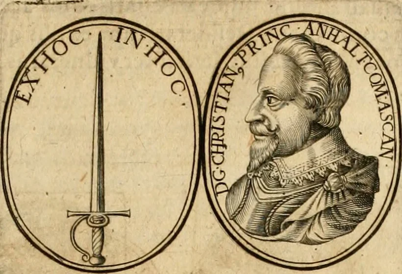 An illustration from Sylloge numismatum elegantiorum, quae diuersi impp., reges, principes, comites, respublicae diuersas ob causas ab anno 1500 ad annum usq[ue] 1600 cudi fecerunt, concinnata & historica narratione (sed breui) illustrata, 1620, leaf 364