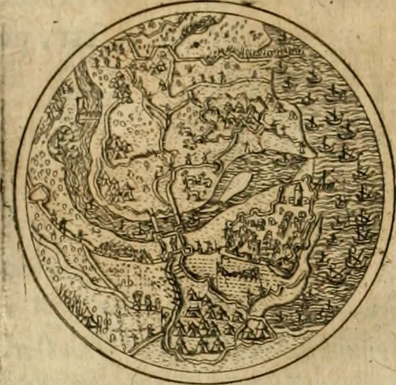 An illustration from Sylloge numismatum elegantiorum, quae diuersi impp., reges, principes, comites, respublicae diuersas ob causas ab anno 1500 ad annum usq[ue] 1600 cudi fecerunt, concinnata & historica narratione (sed breui) illustrata, 1620, leaf 367