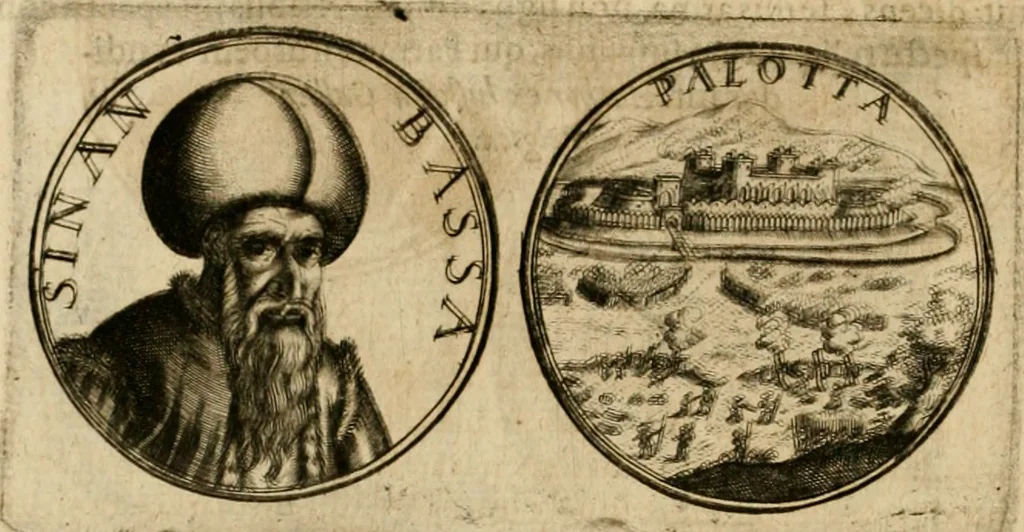 An illustration from Sylloge numismatum elegantiorum, quae diuersi impp., reges, principes, comites, respublicae diuersas ob causas ab anno 1500 ad annum usq[ue] 1600 cudi fecerunt, concinnata & historica narratione (sed breui) illustrata, 1620, leaf 369