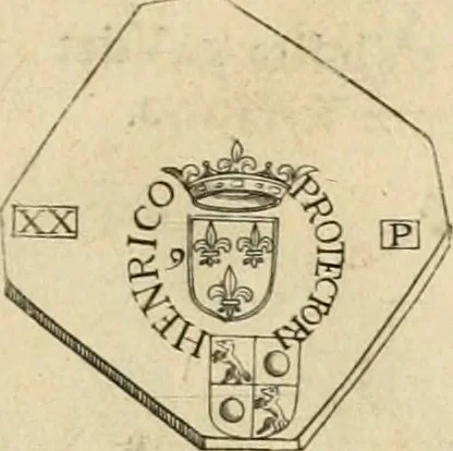 An illustration from Sylloge numismatum elegantiorum, quae diuersi impp., reges, principes, comites, respublicae diuersas ob causas ab anno 1500 ad annum usq[ue] 1600 cudi fecerunt, concinnata & historica narratione (sed breui) illustrata, 1620, leaf 388