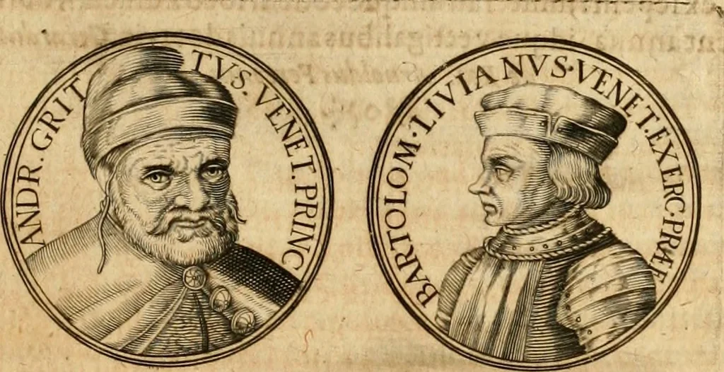 An illustration from Sylloge numismatum elegantiorum, quae diuersi impp., reges, principes, comites, respublicae diuersas ob causas ab anno 1500 ad annum usq[ue] 1600 cudi fecerunt, concinnata & historica narratione (sed breui) illustrata, 1620, leaf 44
