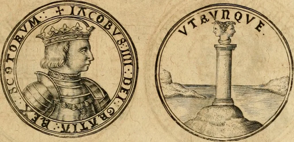 An illustration from Sylloge numismatum elegantiorum, quae diuersi impp., reges, principes, comites, respublicae diuersas ob causas ab anno 1500 ad annum usq[ue] 1600 cudi fecerunt, concinnata & historica narratione (sed breui) illustrata, 1620, leaf 56