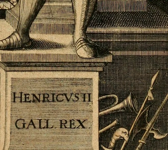 An illustration from Sylloge numismatum elegantiorum, quae diuersi impp., reges, principes, comites, respublicae diuersas ob causas ab anno 1500 ad annum usq[ue] 1600 cudi fecerunt, concinnata & historica narratione (sed breui) illustrata, 1620, leaf 6