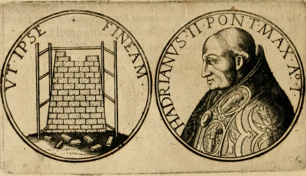 An illustration from Sylloge numismatum elegantiorum, quae diuersi impp., reges, principes, comites, respublicae diuersas ob causas ab anno 1500 ad annum usq[ue] 1600 cudi fecerunt, concinnata & historica narratione (sed breui) illustrata, 1620, leaf 79