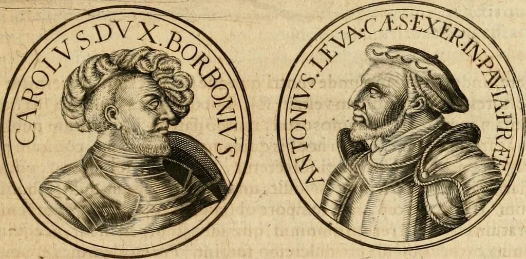 An illustration from Sylloge numismatum elegantiorum, quae diuersi impp., reges, principes, comites, respublicae diuersas ob causas ab anno 1500 ad annum usq[ue] 1600 cudi fecerunt, concinnata & historica narratione (sed breui) illustrata, 1620, leaf 82