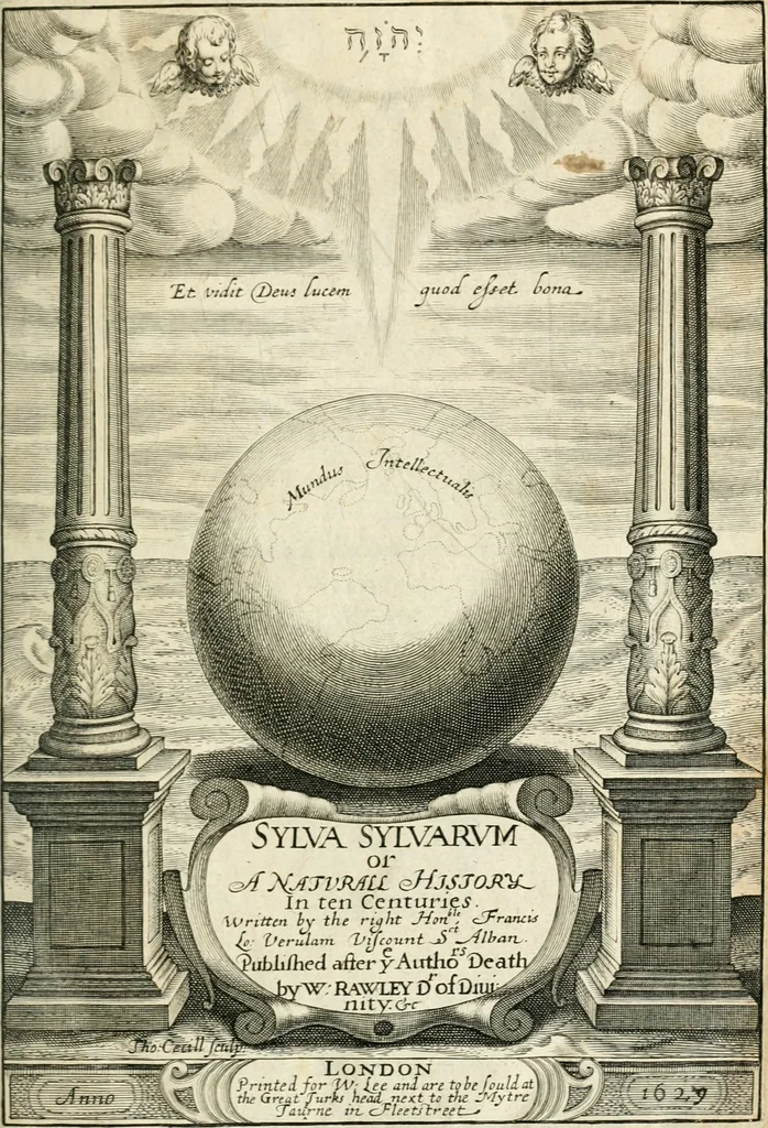 An illustration from Sylva sylvarvm; or, A naturall historie, in ten centuries, 1628, leaf 6