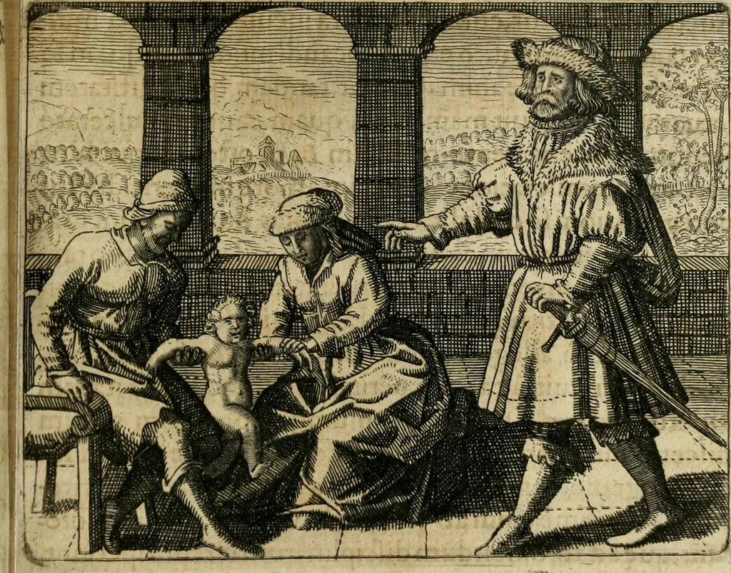 An illustration from Symbola avreae mensae dvodecim nationvm : hoc est, Hermaea sev Mercvrii festa ab heroibus duodenu selectu, artis chymicae usu, sapientia & authoritate paribvs celebrata, ad Pyrgopolynicen seu aduersarium illum tot annis iactabundum ..., 1617, leaf 428