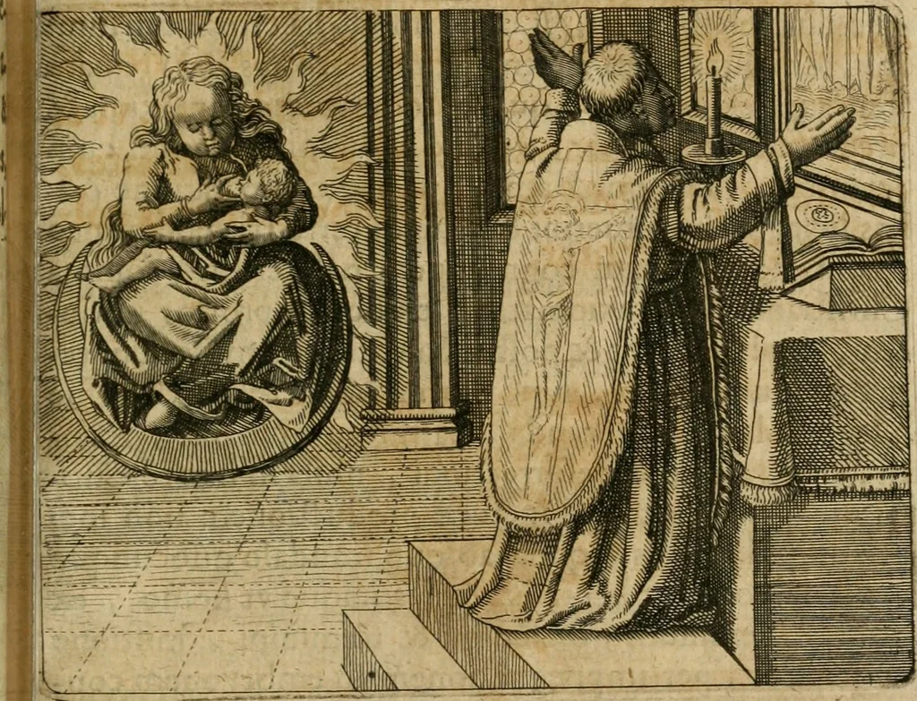 An illustration from Symbola avreae mensae dvodecim nationvm : hoc est, Hermaea sev Mercvrii festa ab heroibus duodenu selectu, artis chymicae usu, sapientia & authoritate paribvs celebrata, ad Pyrgopolynicen seu aduersarium illum tot annis iactabundum ..., 1617, leaf 532