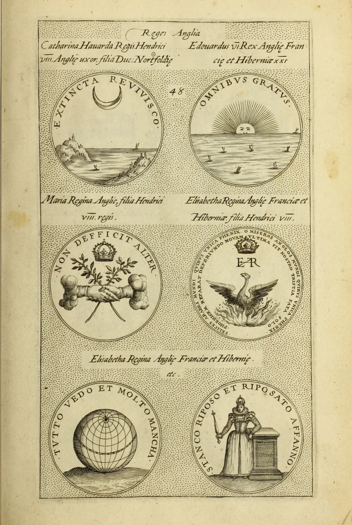 An illustration from Symbola diuina & humana pontificvm, imperatorum, regum, 1600, leaf 102