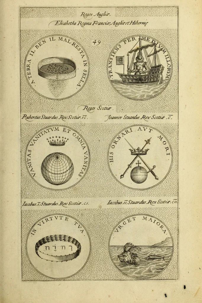 An illustration from Symbola diuina & humana pontificvm, imperatorum, regum, 1600, leaf 104