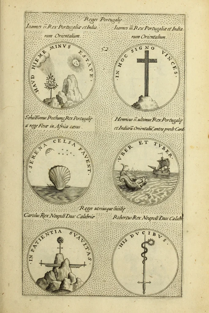 An illustration from Symbola diuina & humana pontificvm, imperatorum, regum, 1600, leaf 110