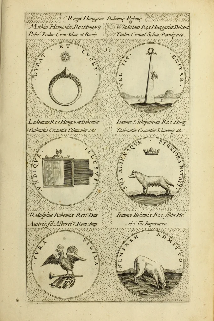 An illustration from Symbola diuina & humana pontificvm, imperatorum, regum, 1600, leaf 116