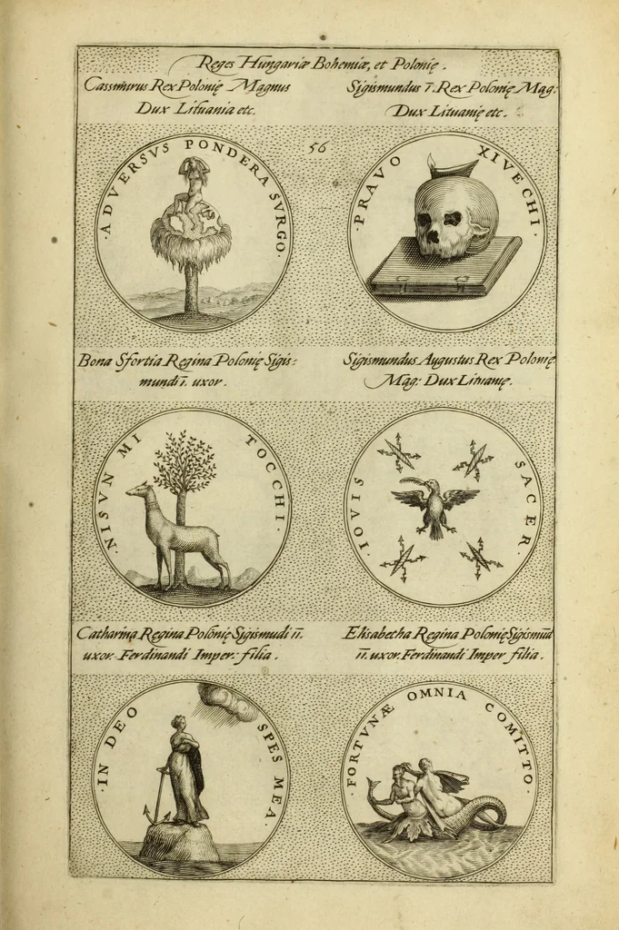 An illustration from Symbola diuina & humana pontificvm, imperatorum, regum, 1600, leaf 118