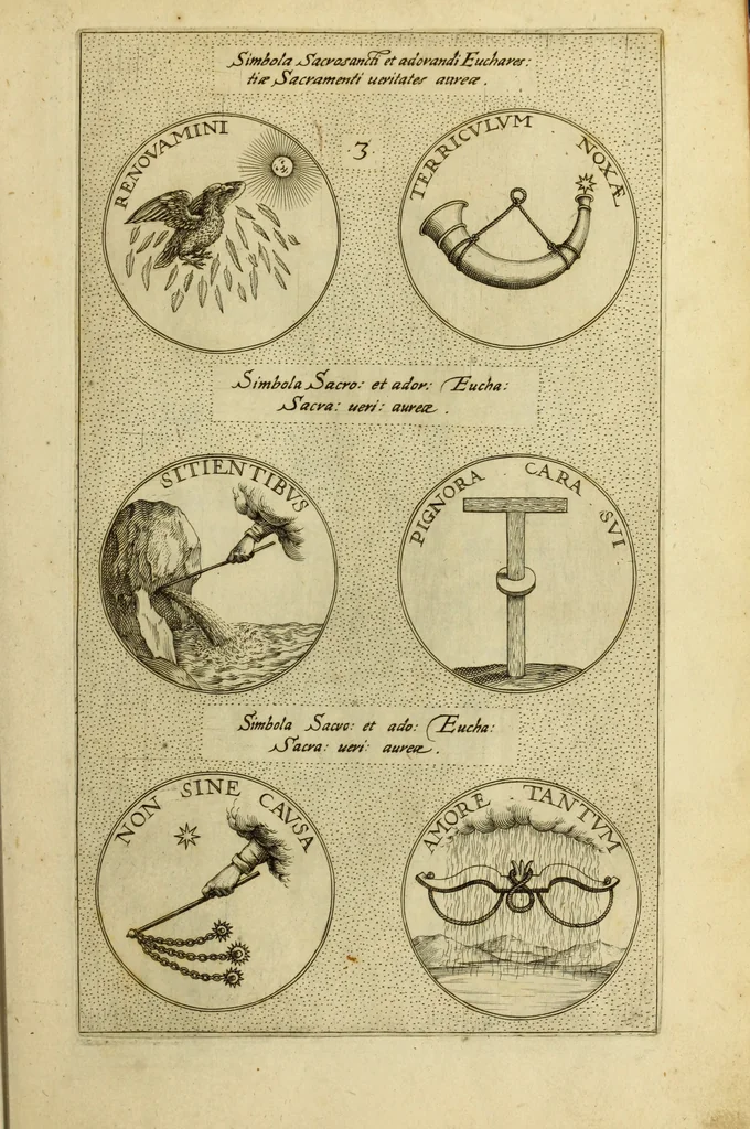 An illustration from Symbola diuina & humana pontificvm, imperatorum, regum, 1600, leaf 12
