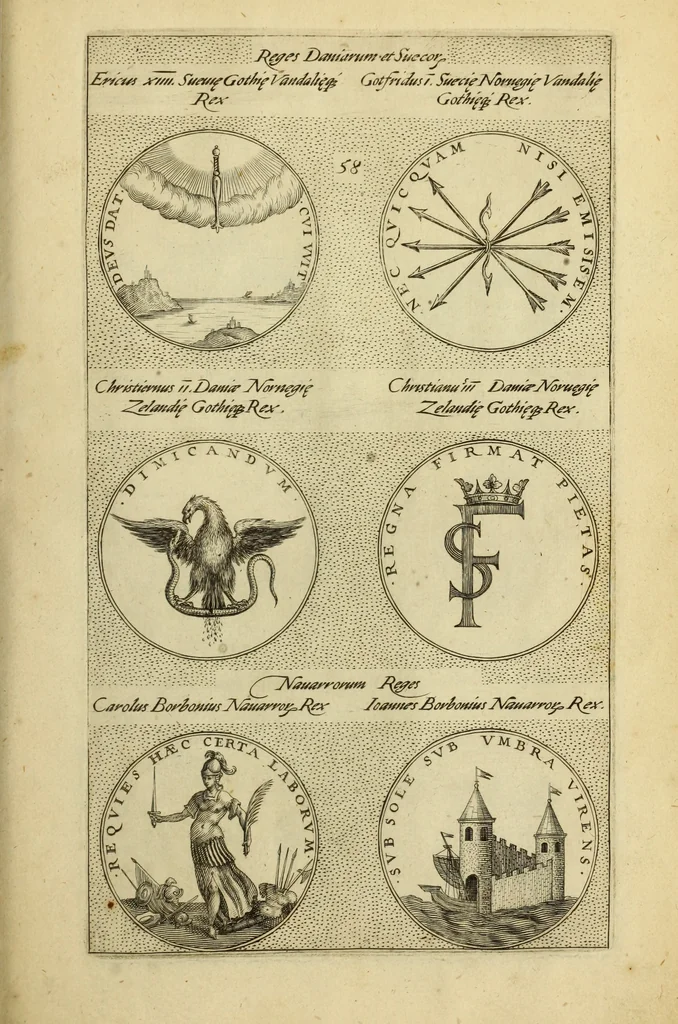An illustration from Symbola diuina & humana pontificvm, imperatorum, regum, 1600, leaf 122