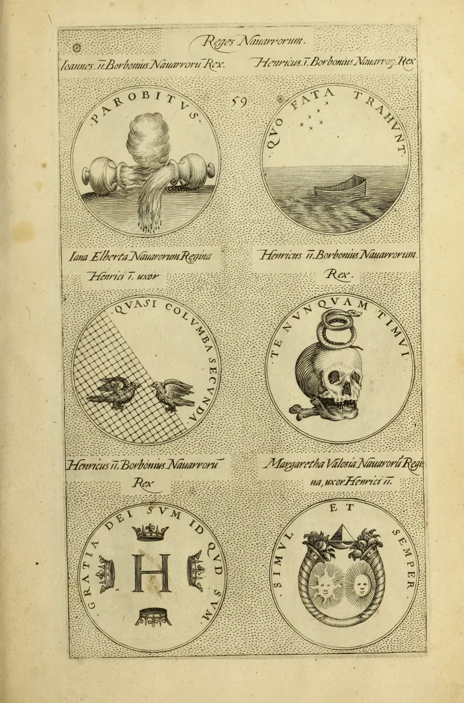 An illustration from Symbola diuina & humana pontificvm, imperatorum, regum, 1600, leaf 124